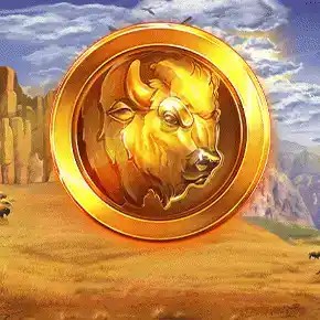 Buffalo Mania Megaways slot visual from Red Tiger Gaming available on getyourmug.coffee