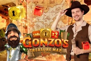 Gonzo's Treasure Map logo by Evolution at Bwin Casino