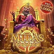 Midas Fortune slot logo by PG Soft at Bwin Casino
